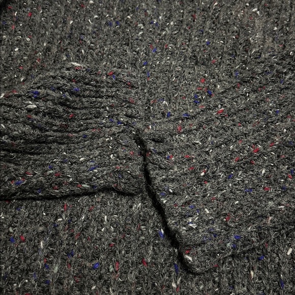 Together 90sGray Knit Sweater with Colorful Accents size large - Picture 4 of 7